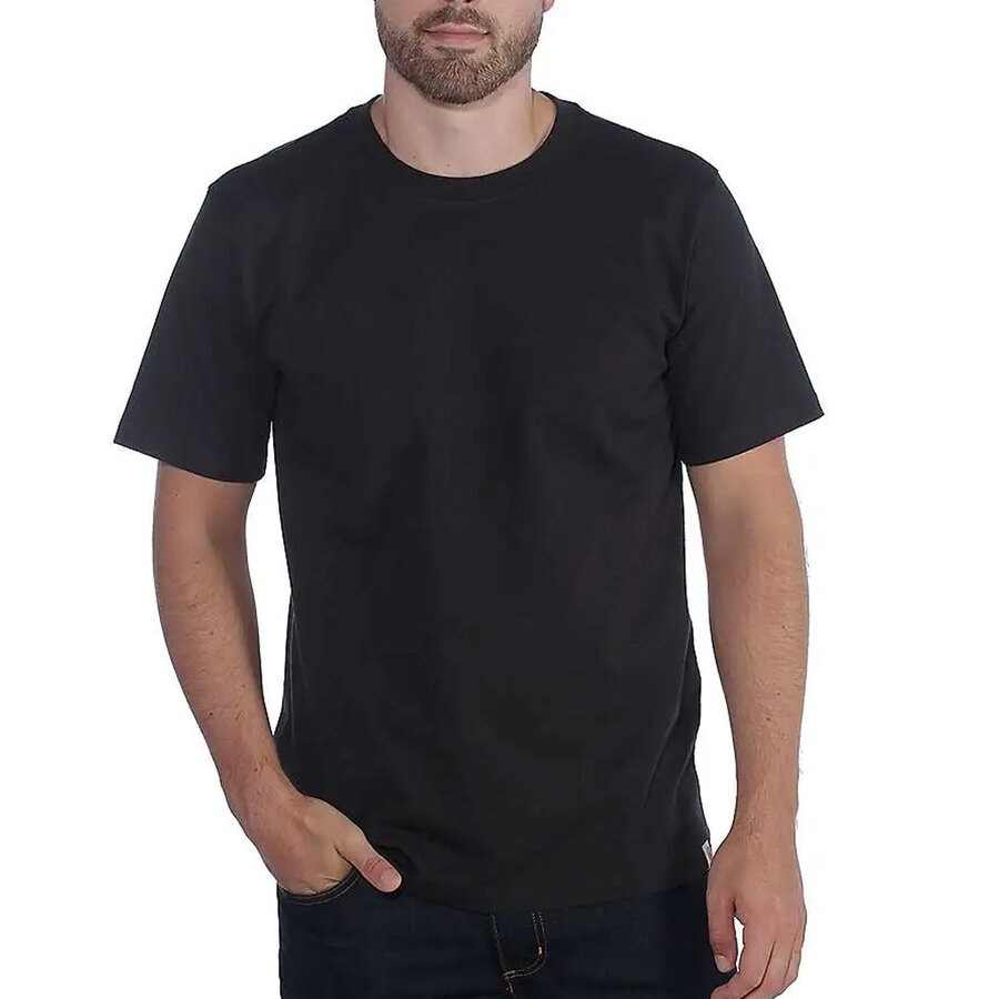 Relaxed Fit Heavyweight Short-Sleeve Zwart T-Shirt Heren