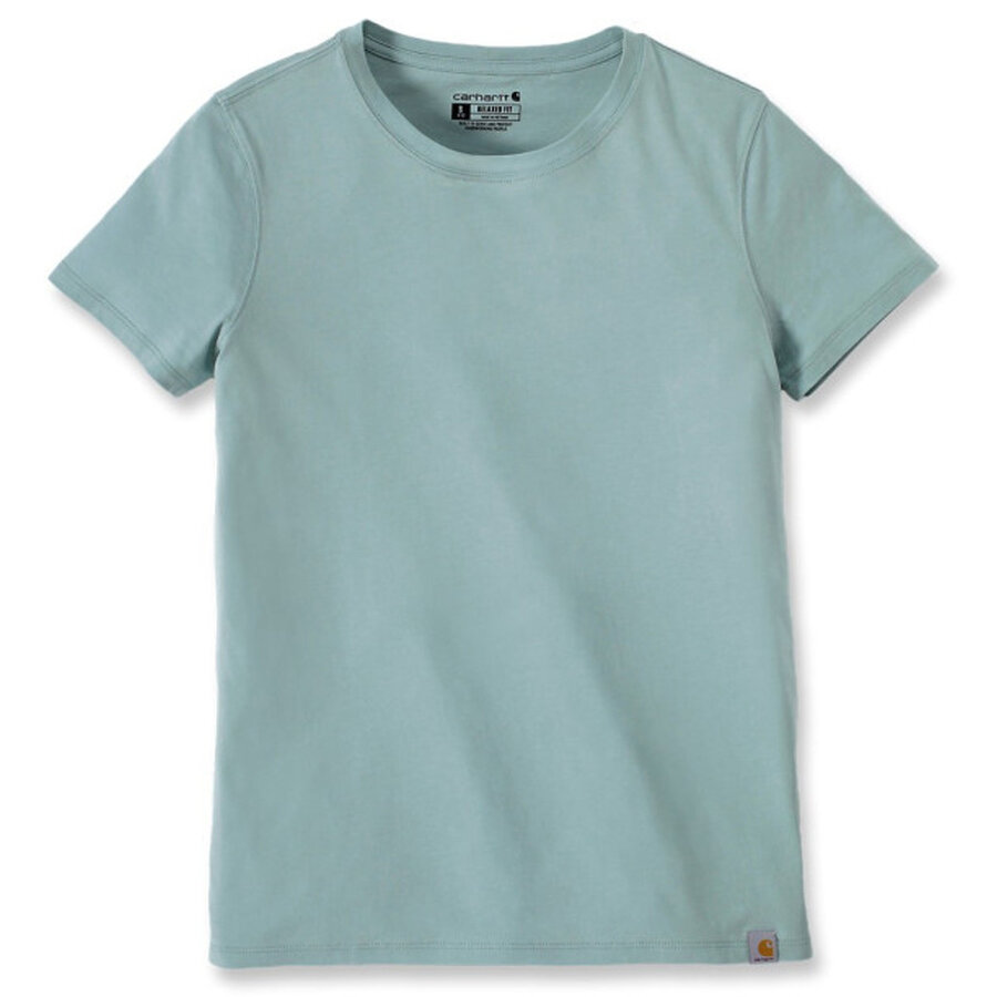 Lightweight Short-Sleeve Crewneck Blue Surf T-Shirt Dames