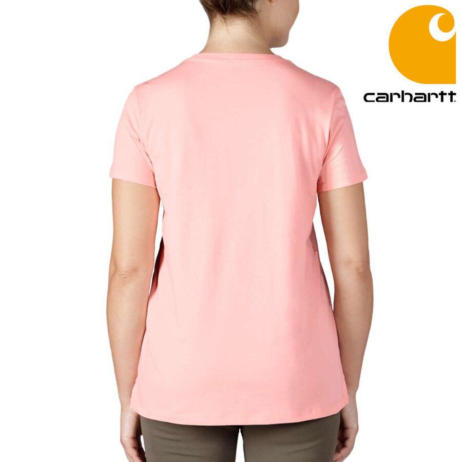 Lightweight Short-Sleeve Crewneck Cherry Blossom T-Shirt Dames