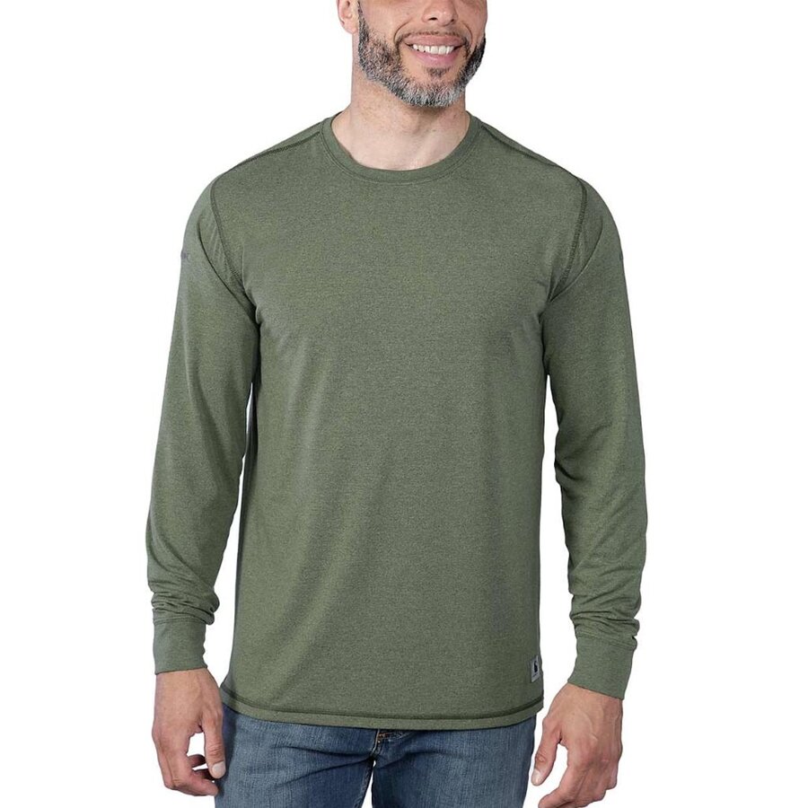 LWD Relaxed Fit Long-Sleeve Chive Heather T-Shirt Heren