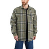 Carhartt Heavyweight Flannel Sherpa-Lined Shirt Basil Vest Heren