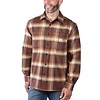 Carhartt Rugged Flex Midweight Flannel Plaid Chestnut Gevoerd Overhemd Heren