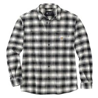 Rugged Flex Midweight Flannel Plaid Malt Gevoerd Overhemd Heren