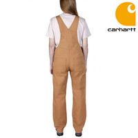 Rugged Flex Relaxed Fit Canvas Bib Bruin Overall Dames