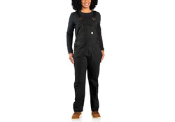 Carhartt Rugged Flex Relaxed Fit Canvas Bib Zwart Overall Dames