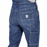 Rugged Flex Relaxed Fit Denim Bib Overall Dames