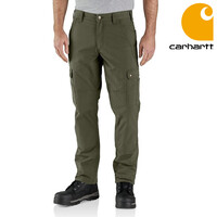 Rugged Flex Relaxed Fit Ripstop Cargo Basil Werkbroek Heren