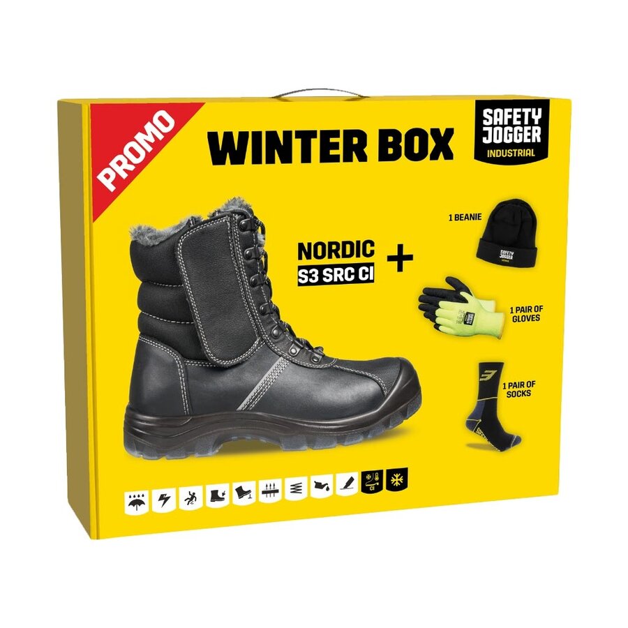 Nordic Winterbox S3 Zwart Veiligheidslaarzen