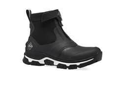 Muck Boot Apex Zip Black White Laarzen Dames Muck Boot Apex Zip Black White Laarzen Dames