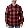 Carhartt Relaxed Fit Flannel Red Ochre Sherpa Jack Heren