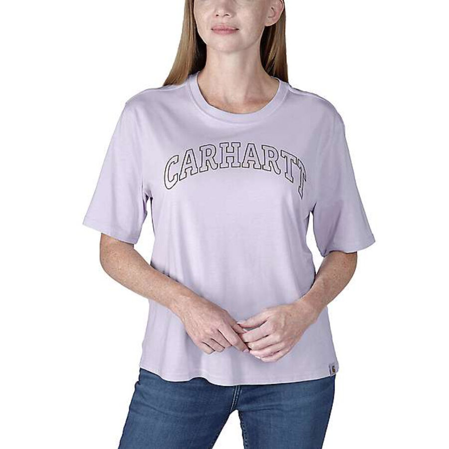 Lightweight SS Graphic Lilac Haze T-Shirt Dames