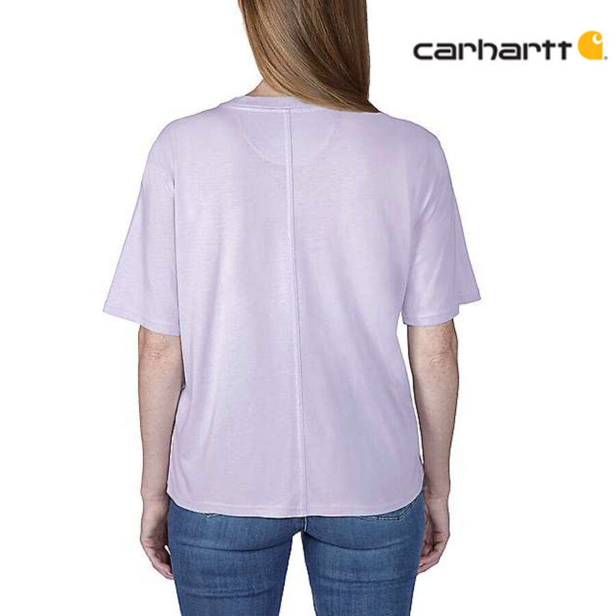 Lightweight SS Graphic Lilac Haze T-Shirt Dames