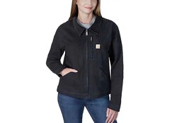 Carhartt Relaxed Fit Canvas Detroit Zwart Jacket Dames