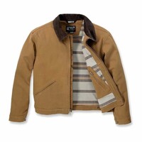 Relaxed Fit Canvas Detroit Bruin Jacket Dames