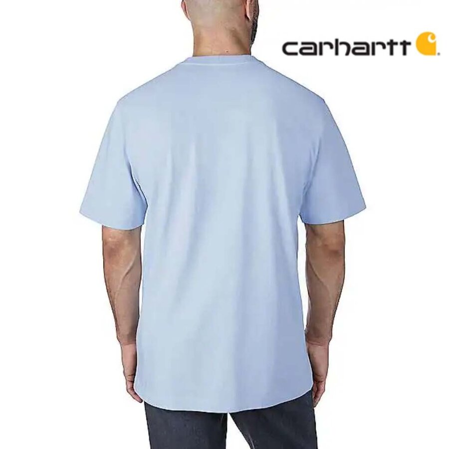 Heavy SS C Graphic Fog Blue T-Shirt Heren