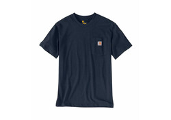 Carhartt Dearborn Pocket Shortsleeve Navy T-Shirt Heren Carhartt Dearborn Pocket Shortsleeve Navy T-Shirt Heren