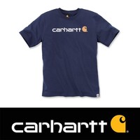 Dearborn Logo Shortsleeve Navy T-Shirt Heren