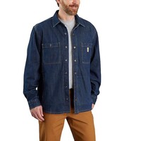 Denim Fleece Snap-Front Glacier Shirtjack Heren