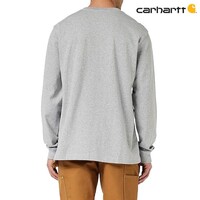 Heavyweight Longsleeve Logo Graphic Heather Grey Shirt Heren
