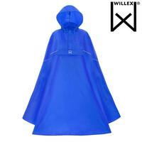 Lichtgewicht Blauw Regenponcho