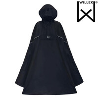 Lichtgewicht Zwart Regenponcho