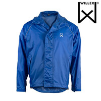 Ademend Blauw Regenjas