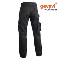 GW05 Multipocketbroek Zwart