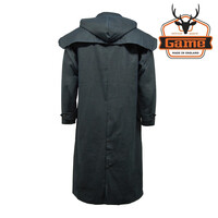 Stockman Long Cape Black Waxjas Heren