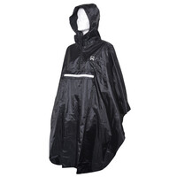 Basic Zwart Regenponcho One Size