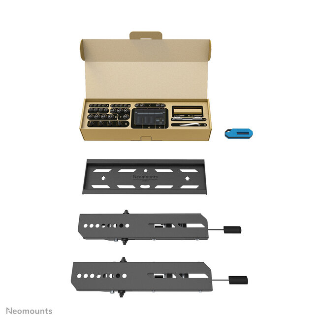 Neomounts WL35S-850BL12 Kantelbare Platte TV Beugel