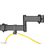 Neomounts FL40-450BL11 Monitor-Paalbeugel 17-32 inch - diam. 28-60 mm - full motion