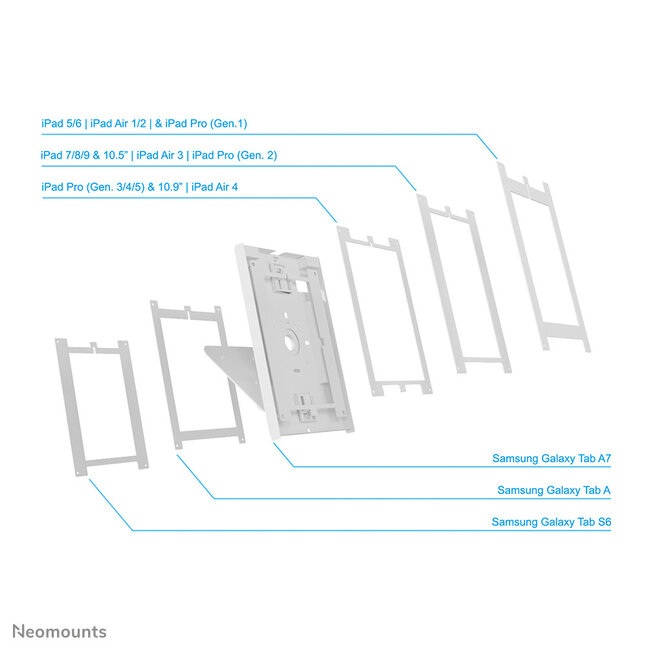 Neomounts DS15-630WH1 Tablethouder Tafel/Wand