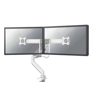 Neomounts DS75-450WH2 Monitorarm 17-32" - gasveer - Topfix - 180°-stop