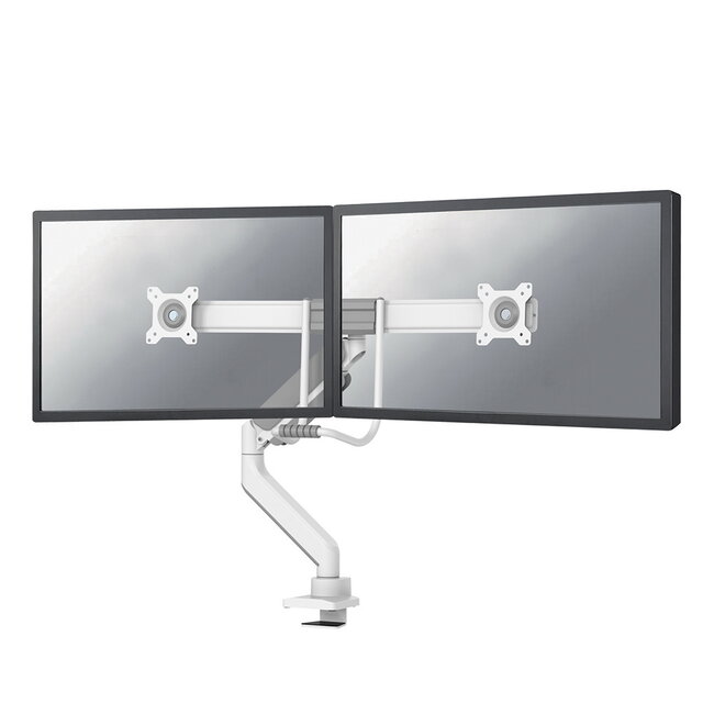 Neomounts DS75-450WH2 Monitorarm 17-32" - gasveer - Topfix - 180°-stop