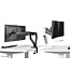 Neomounts DS75-450WH2 Monitorarm 17-32" - gasveer - Topfix - 180°-stop
