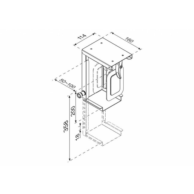 Neomounts CPU-D075BLACK CPU Houder