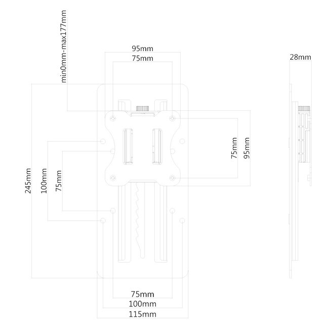 Neomounts LIFT100BLACK