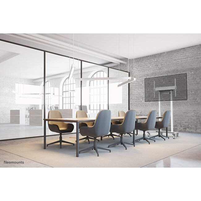 Neomounts FL55-875WH1 Elektrisch in hoogte verstelbare TV Vloerstandaard