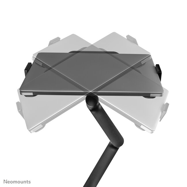 Neomounts DS20-425BL1 Laptophouder monitorarm 11.6-17.3" - ruimtebesparend