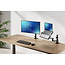 Neomounts DS20-425BL1 Laptophouder monitorarm 11.6-17.3" - ruimtebesparend