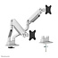 Neomounts DS70S-950WH2 Monitorarm 17-35" - gasveer - Topfix - 180°-stop