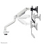 Neomounts DS75S-950WH2 Monitorarm 17-32" - gasveer - Topfix - 180°-stop