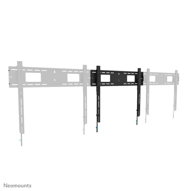 Neomounts WL30-750BL18 Heavy duty muurbeugel 43-98 inch - vlak - vergrendelbaar - snelle installatie - TÜV