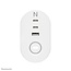 Neomounts DS22-840WH6 Bureaucontactdoos met klem en USB-C en USB-A poorten - Quick-charge