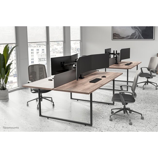 Neomounts DS60-600BL3 Monitorarm 10-27" - Quick-fix - 180°-stop