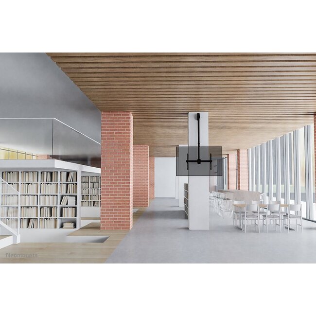 Neomounts CL35-440BL16L Monitor/TV-beugel plafond 37-70" - h 106-156 cm