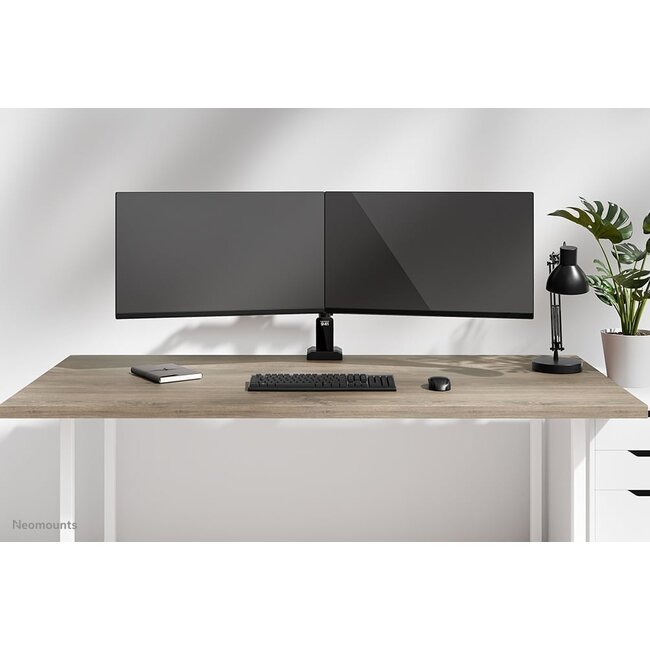 Neomounts DS60-600BL2 Monitorarm 10-32 inch - Quick-fix - 180°-stop