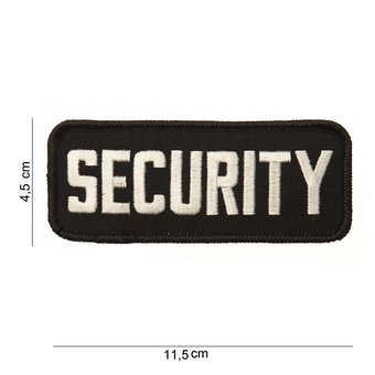 Embleem SECURITY dun