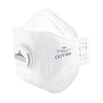 PORTWEST P391 Eagle FFP3 Dolomite Gevouwen Masker (10 stuks)