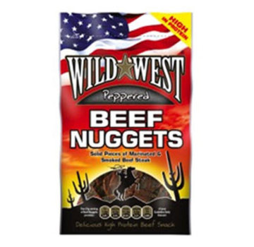 Wild West Beef Pepered Nuggets 25 gram